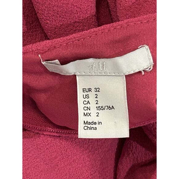 H & M Pink Dress Women's size 2 - Picture 3 of 3